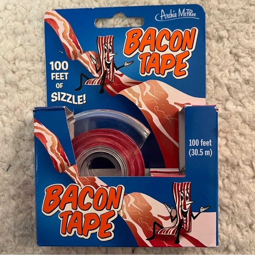 Archie McPhee Accoutrements 100 Feet of Bacon Tape